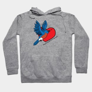 Bluebird in my heart Hoodie